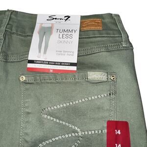 Seven7 Jeans Skinny Jeans Womens 14 Four Leaf Clover Tummyless High Rise Shaping